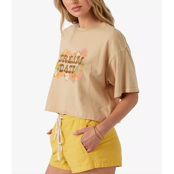 O'Neill Dream Daze Oversized Cropped Graphic Tee- Large - Picture 7 of 8